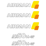 Airman AX50U-5 Decal Sticker Set