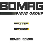 Bomag 177D-4 Decals Stickers