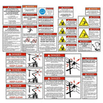 Bucket Truck - Truck Mounted Aerial Platform Safety Decals