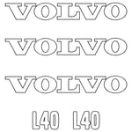 Volvo L40 Decals
