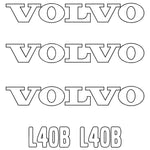 Volvo L40B Decals