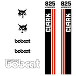 Bobcat 825 Decals Stickers