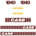 Case 1840 EARLY SERIES Decal Sticker Set