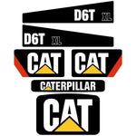 D6T XL Decals Stickers