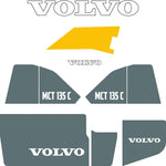 Volvo MCT135C Decals