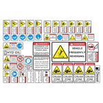 Wheel Loader Safety Decal Kit