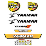 Yanmar VIO75 Decals Stickers Kit
