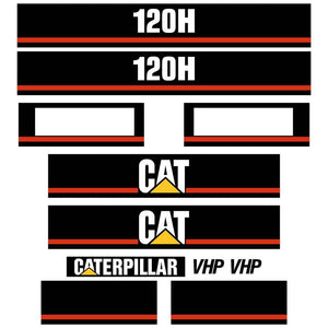 120H Decals Stickers Set
