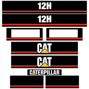 12H Decals Stickers Set