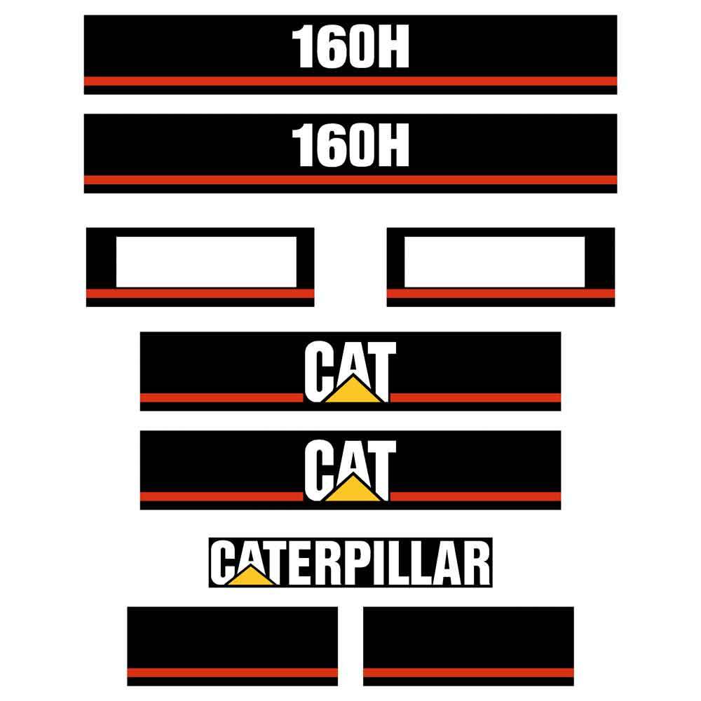 160H Decals Stickers