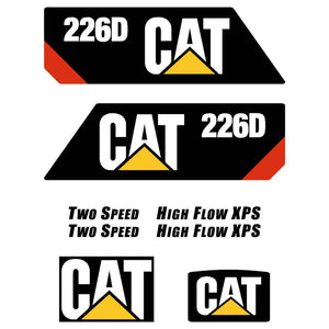 CAT 226D Decal Kit - Skid Steer