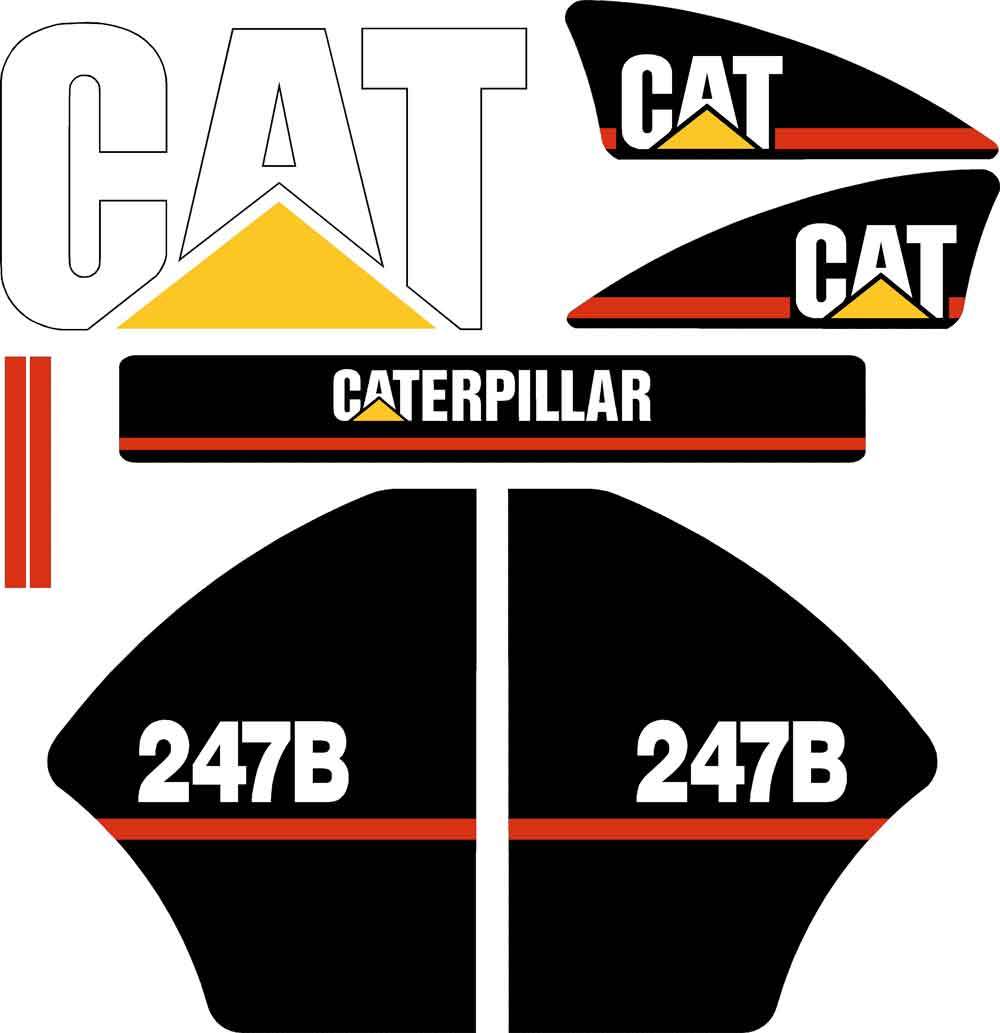 247B Decals Stickers