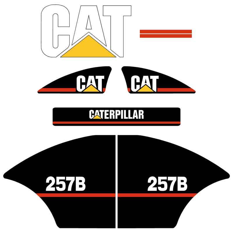 257B Decals Stickers