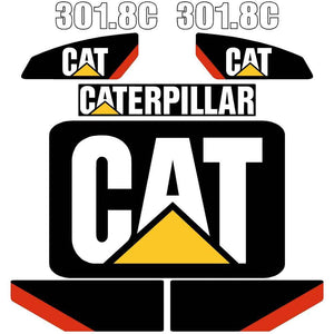 301.8C Decal Sticker Set