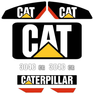 304C CR Decal Sticker Set