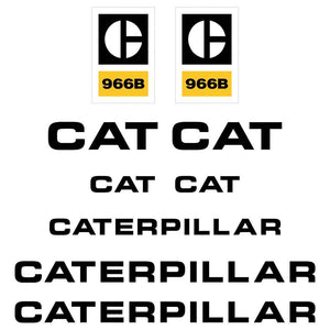 966B Decals Stickers