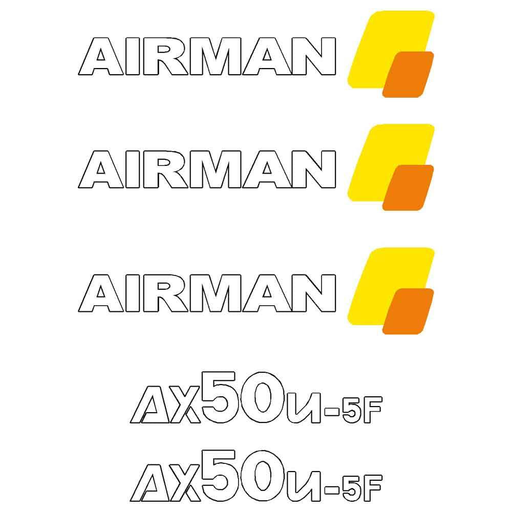 Airman AX50U-5 Decal Sticker Set