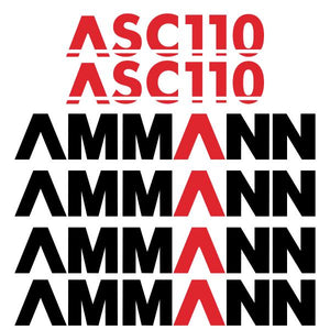Ammann ASC110 Decal Kit - Roller