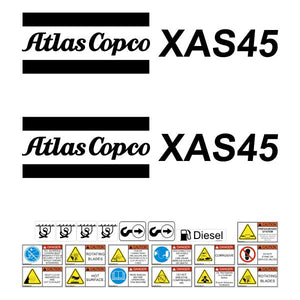 Atlas Copco XAS45 Decals