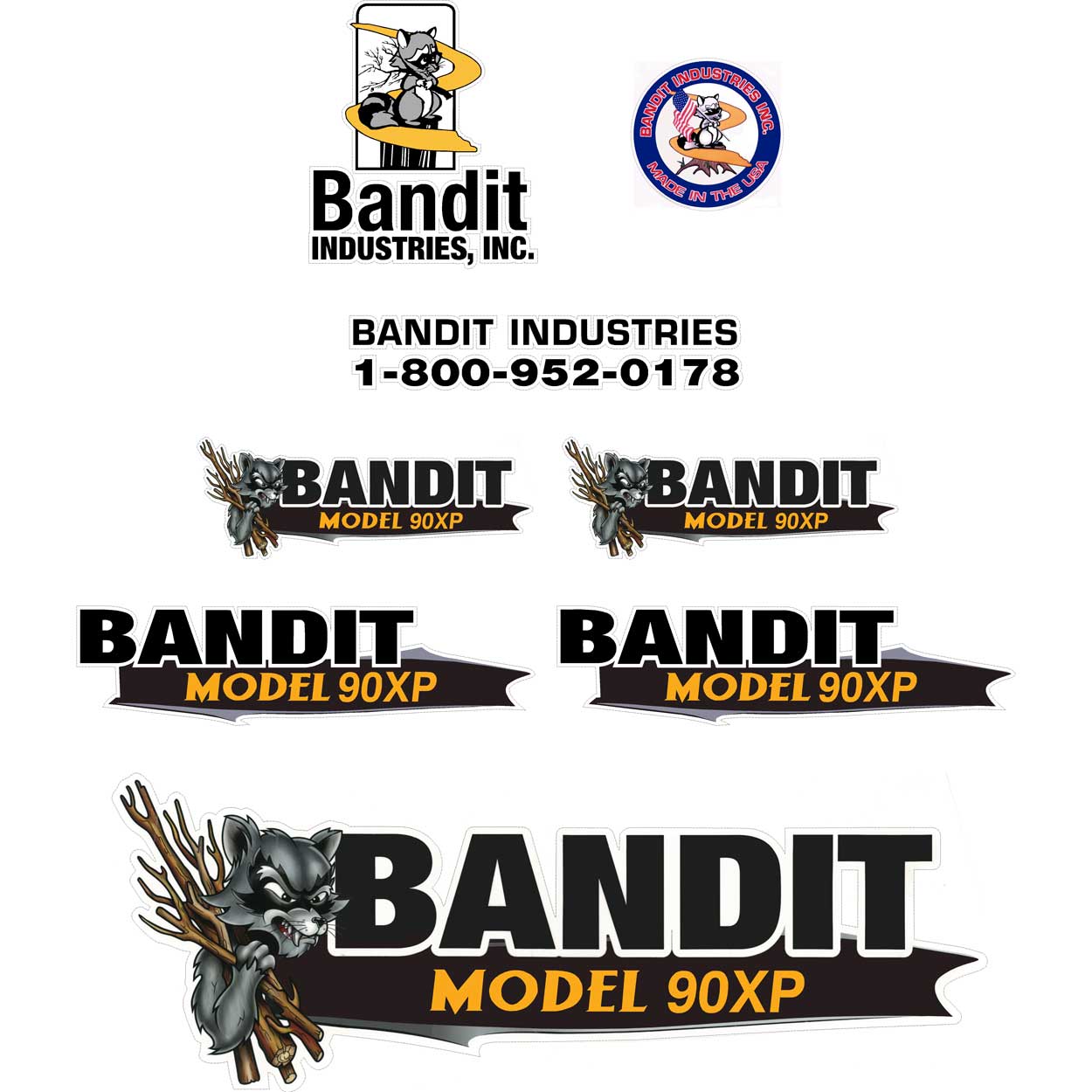 90 XP Decal Kit - Wood Chipper