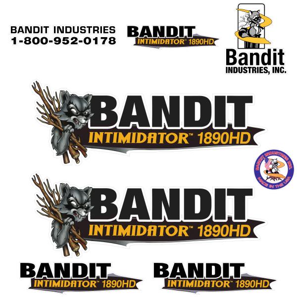 1890 HD Decal Kit - Wood Chipper