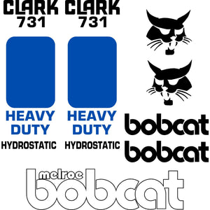 Bobcat 731 Decal Kit - Skid Steer