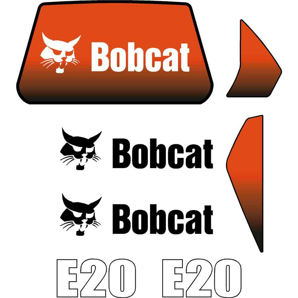 Bobcat E20 Decals 
