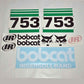 Bobcat IR 753 Decal Set (4)