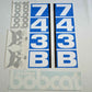 Bobcat IR 743B Decal Set 