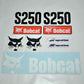 Bobcat S250 Decal Set