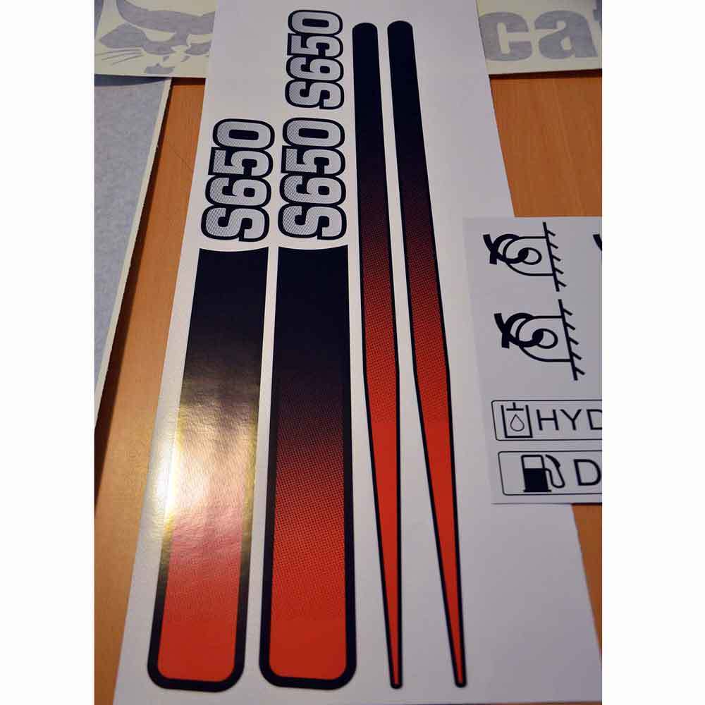 Bobcat S650 Decals Stickers