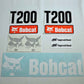 Bobcat T200 Decal Set