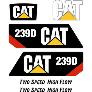 Cat 239D Decal Kit - Skid Steer