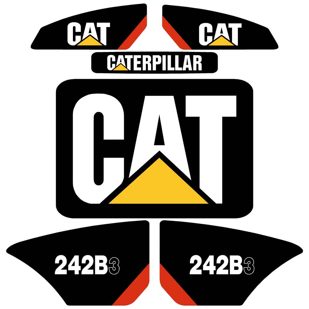 CAT 242B3 Decal Kit - Skid Steer