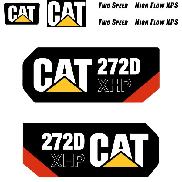 CAT 272D XHP Decal Kit - Skid Steer