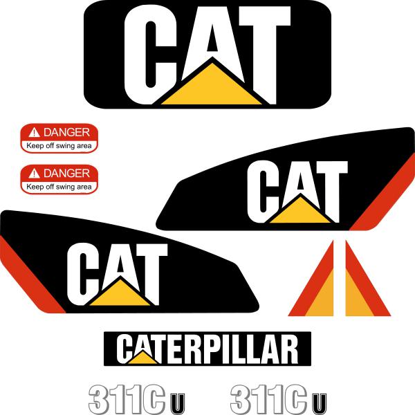 CAT 311C U Decal Kit - Excavator