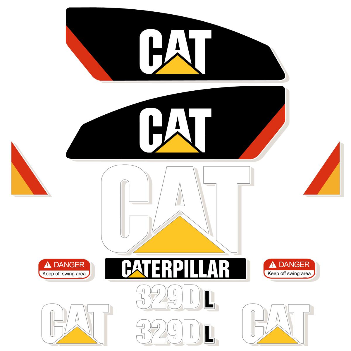 CAT 329D L Decal Kit - Excavator