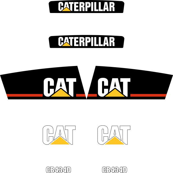 CAT CB434D Decal Kit - Roller