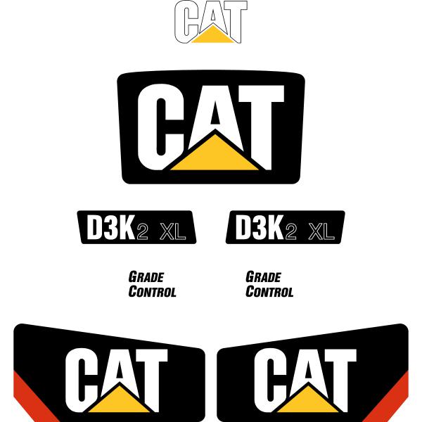 CAT D3K2 XL Decal Kit - Dozer