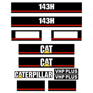 CAT 143H Decal Kit - Grader