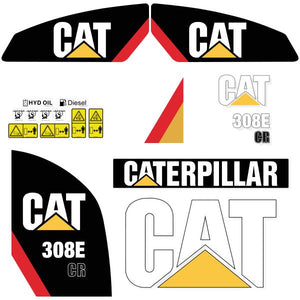 CAT 308E CR Decal Kit - Excavator