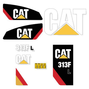 CAT 313F L Decal Kit - Excavator