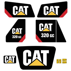 CAT 320GC Decal Kit - Excavator