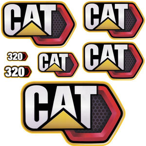 CAT 320 Next Gen Decal Kit - Excavator