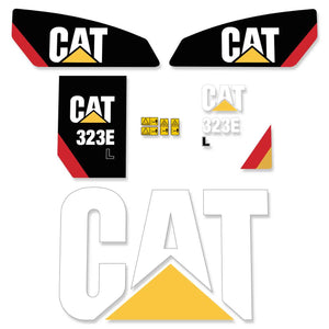 CAT 323EL Decal Kit  - Excavator