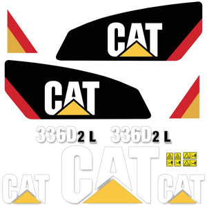 CAT 336D2 L Decal Kit - Excavator