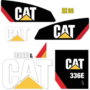 CAT 336E L Decal Kit - Excavator