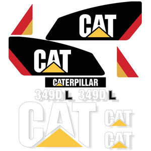 CAT 349D L Decal Kit - Excavator