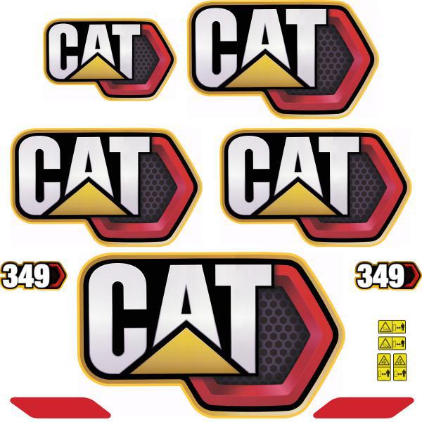 CAT 349 Decal Kit - Excavator