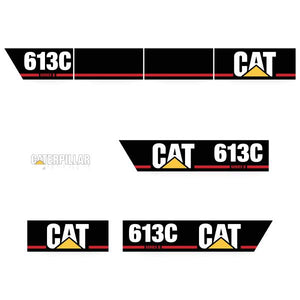 CAT 613C S2 Decal Kit - Scraper